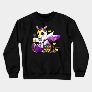 Nonbinary Easter Dragon Crewneck Sweatshirt